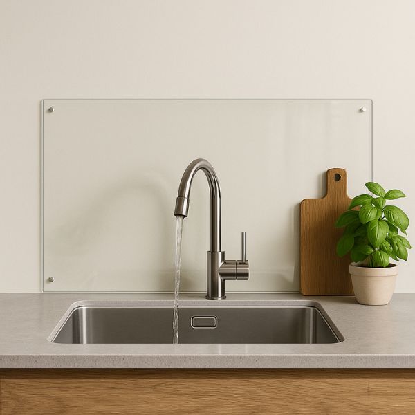 Küchenrückwand lackiertes Glas